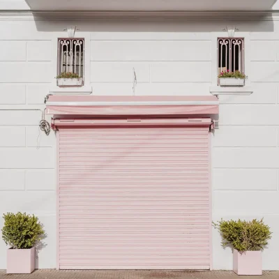 front-view-garage-door-city-building